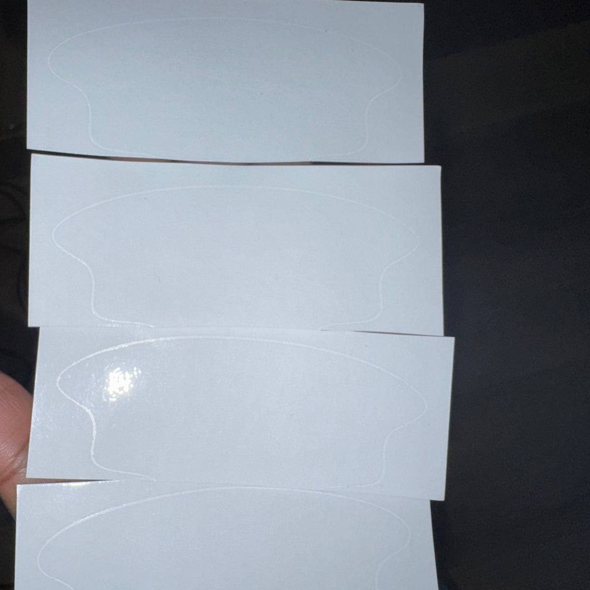 🚗 4-Piece Transparent Car Door Trim Protection Stickers