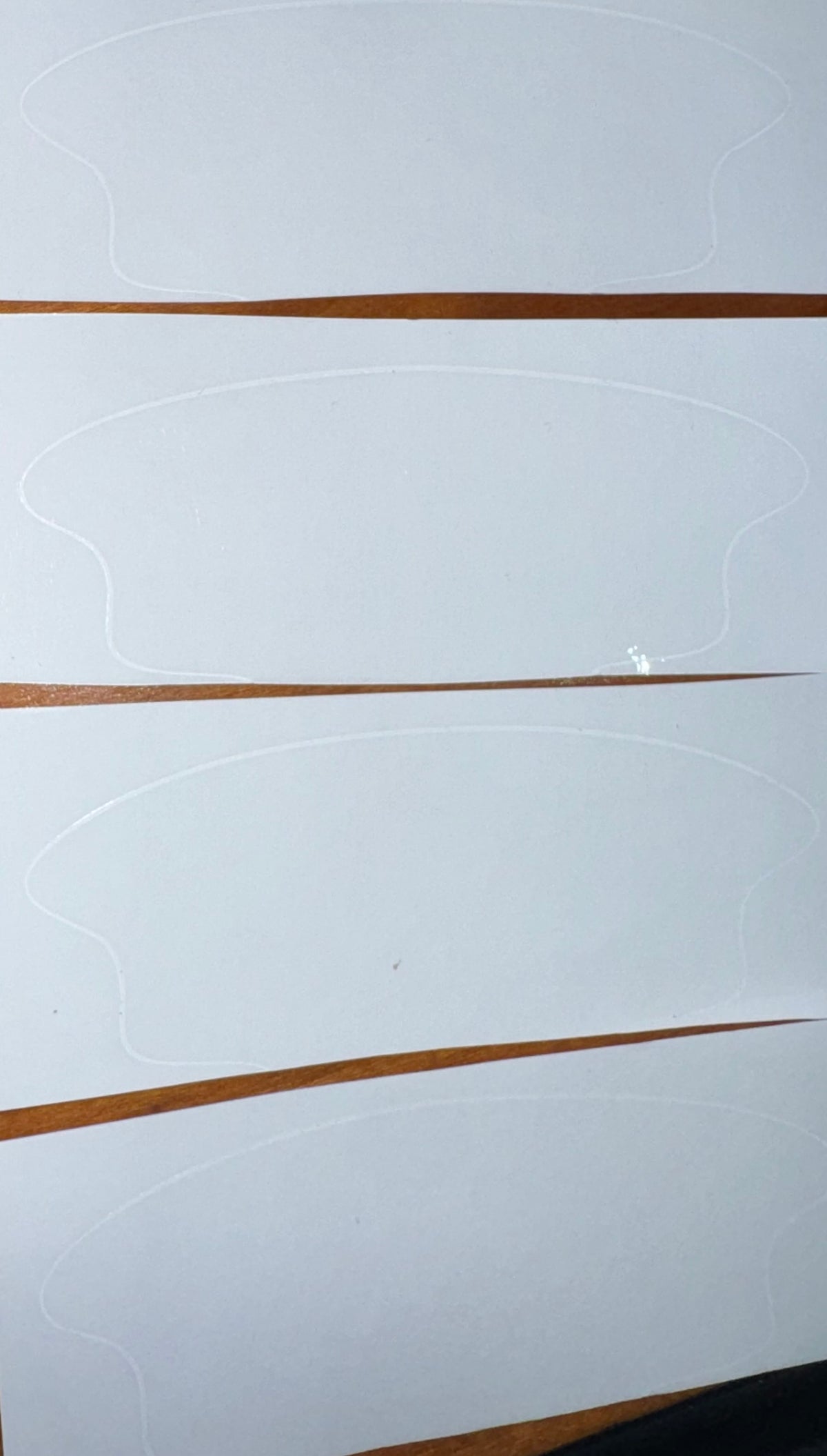 🚗 4-Piece Transparent Car Door Trim Protection Stickers