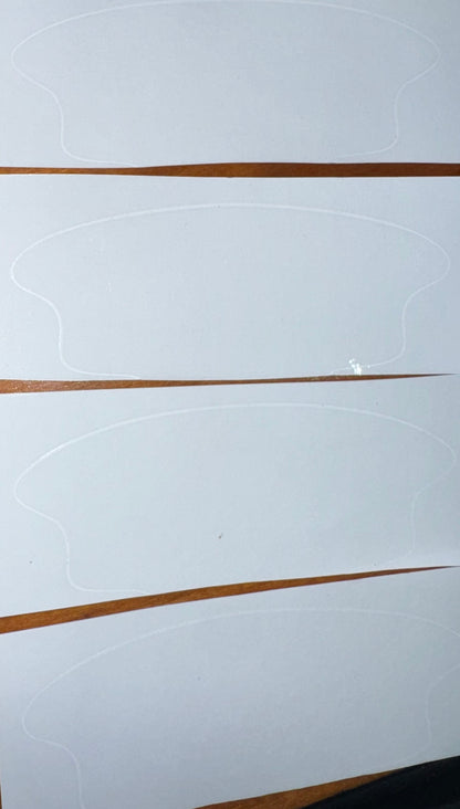 🚗 4-Piece Transparent Car Door Trim Protection Stickers