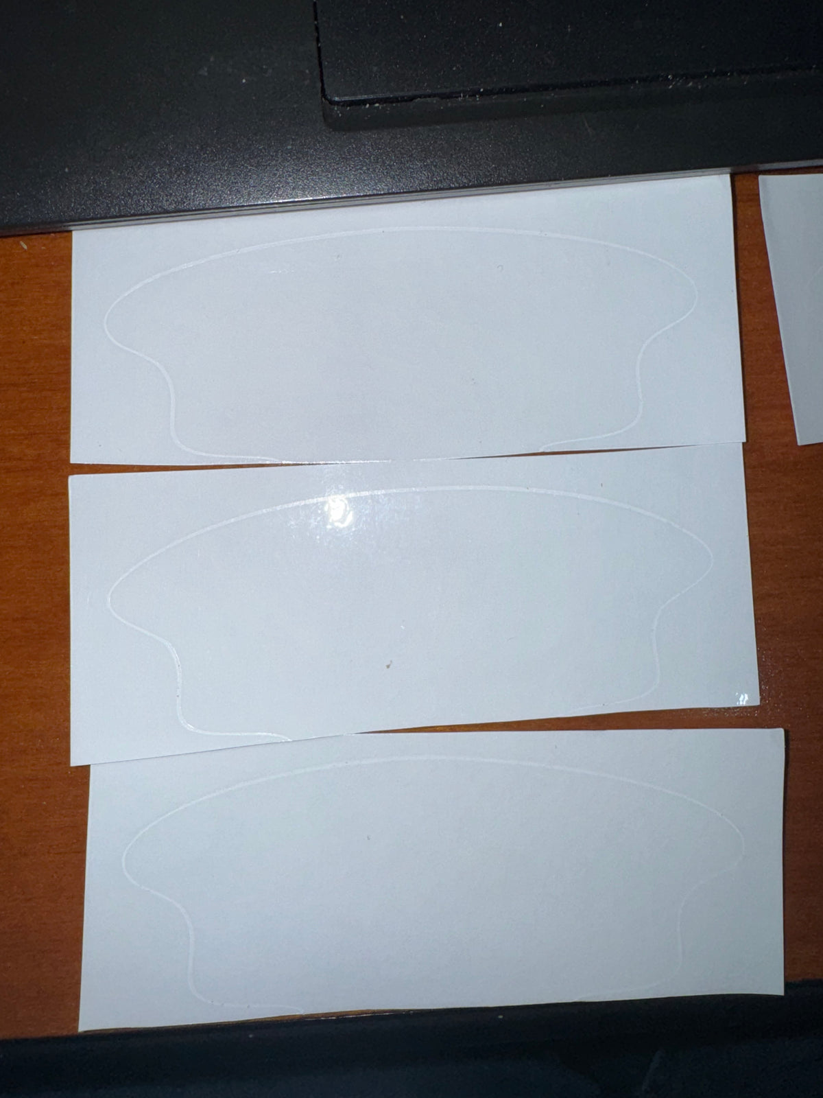 🚗 4-Piece Transparent Car Door Trim Protection Stickers